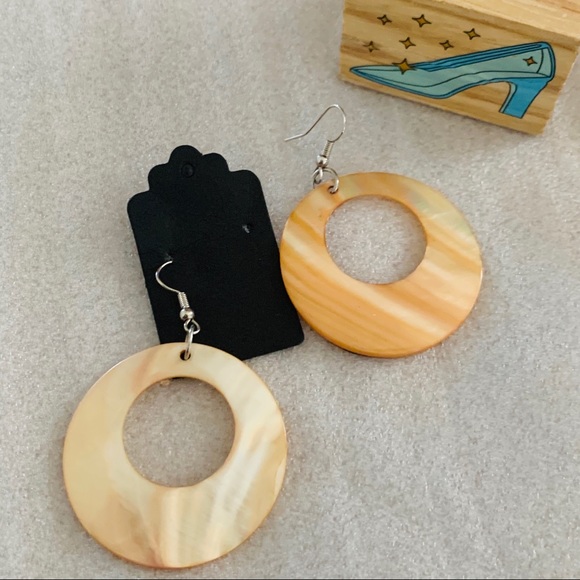 Vintage Dazzlers Drop Pave Hoops Earrings - Picture 3 of 7